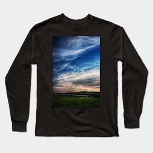 New Moon at Sunset Long Sleeve T-Shirt